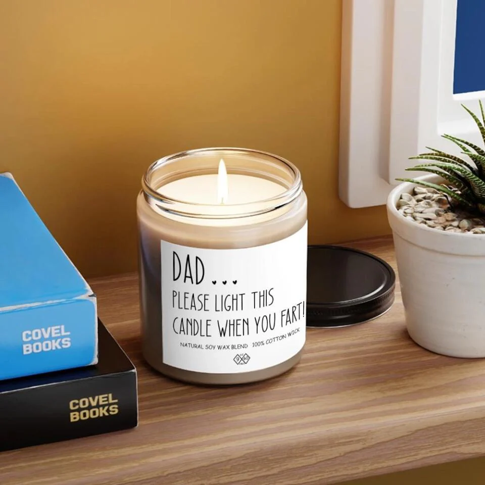 Please Light This Candle When You Fart Personalized Scented Candle - Image 5