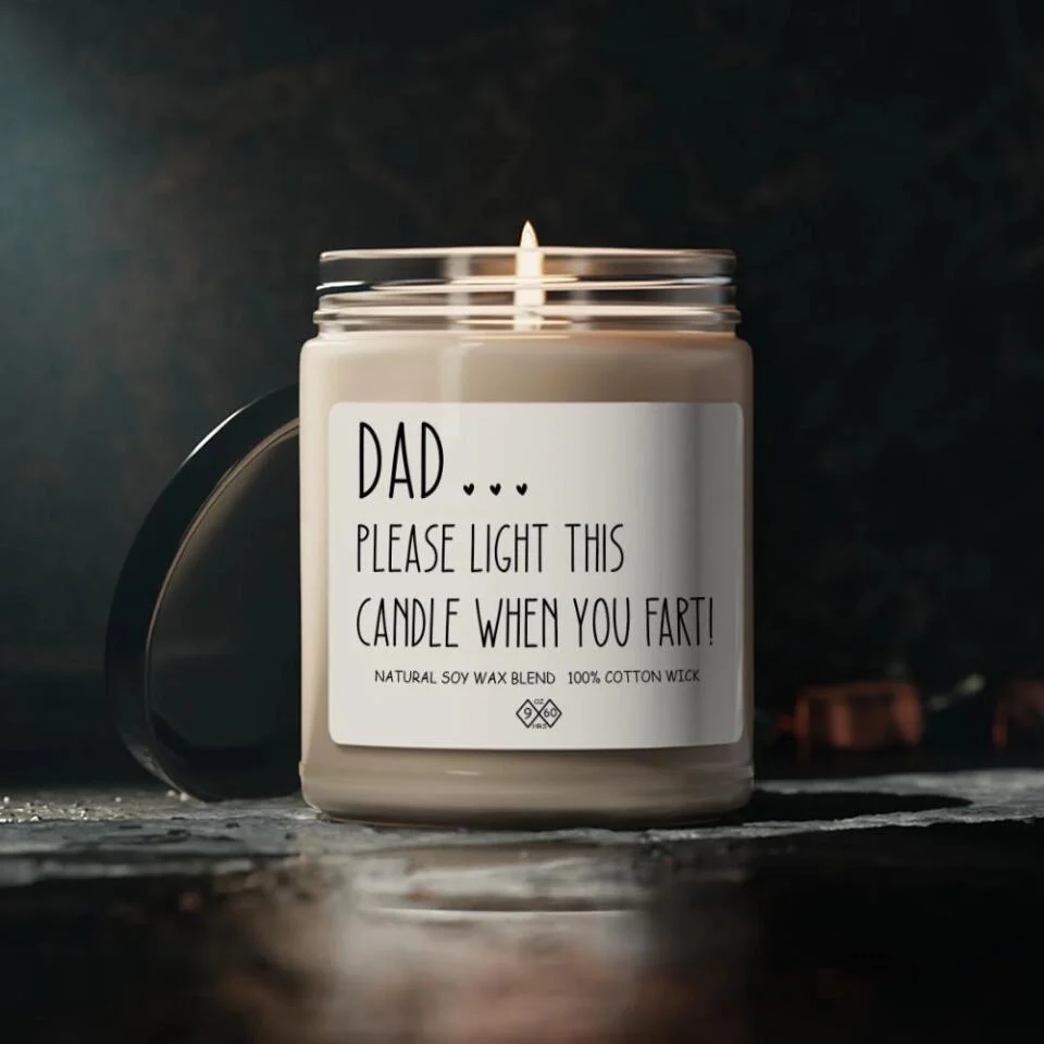 Please Light This Candle When You Fart Personalized Scented Candle - Image 6
