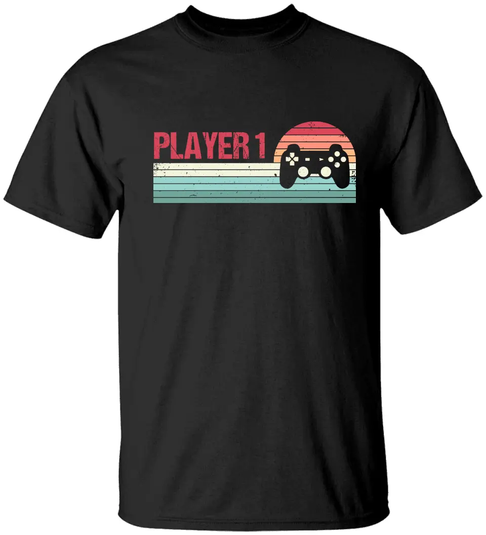 Pregnancy Announcement T-shirt, Funny Player 1 Player 2 Player 3 Matching Outfit | 306IHPLNTS716 - Image 6