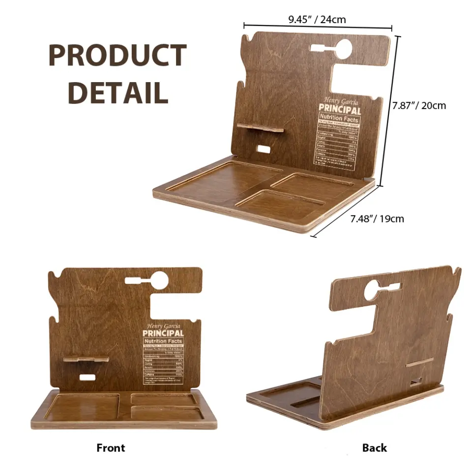 Principal Nutrition Facts New Style Wooden Dock Station - Image 10