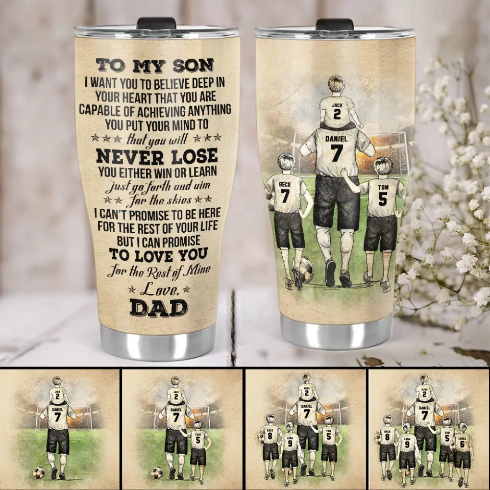 Promise To Love You For The Rest Of My Life Personalized Tumbler