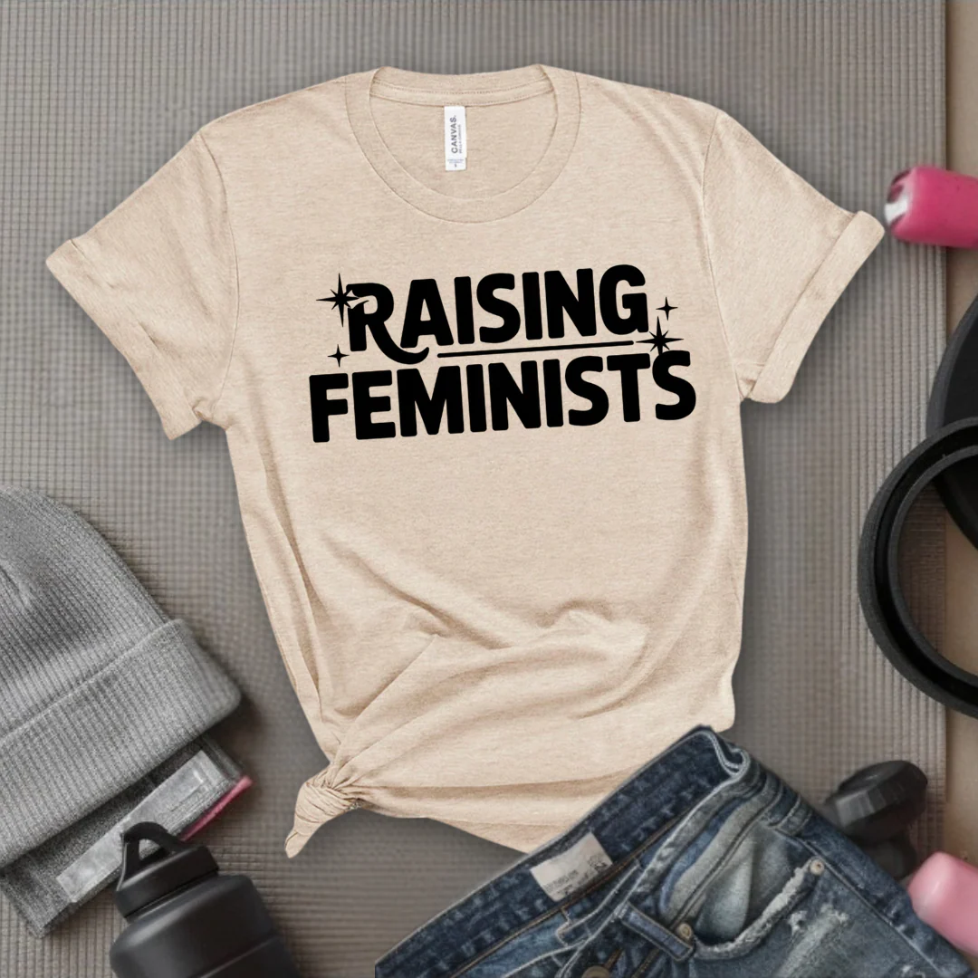 Raising Feminists - Mother's Day Gifts - Women Empower Feminist Tee - Bella Canvas 3001 - Image 4