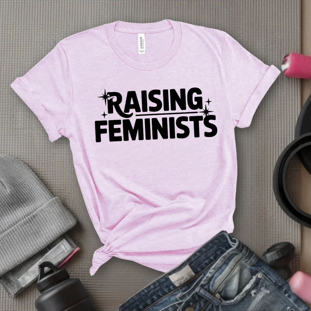 Raising Feminists - Mother's Day Gifts - Women Empower Feminist Tee - Bella Canvas 3001 - Image 7