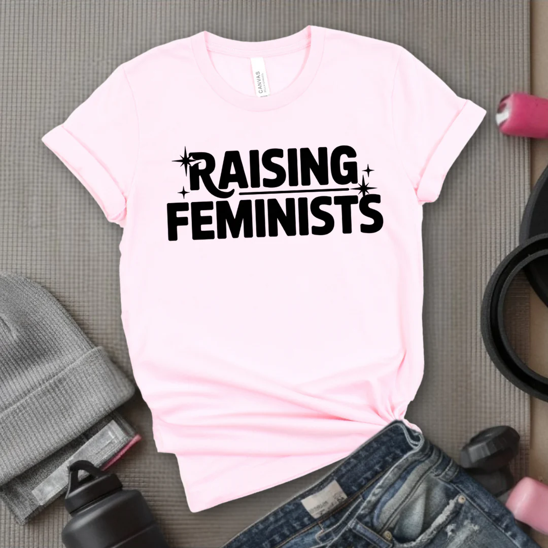 Raising Feminists - Mother's Day Gifts - Women Empower Feminist Tee - Bella Canvas 3001 - Image 9