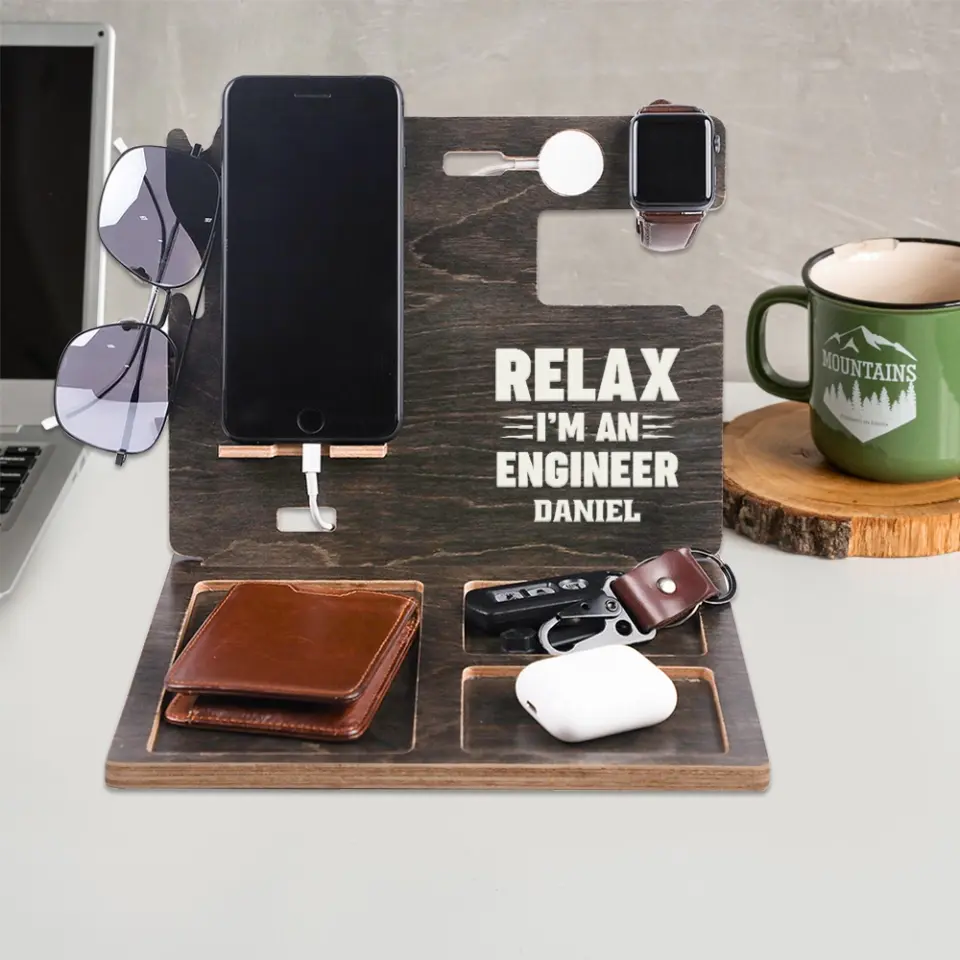 Relax I Can Fix It Custom Docking Station Birthday Gift Ideas For Engineers - Image 8