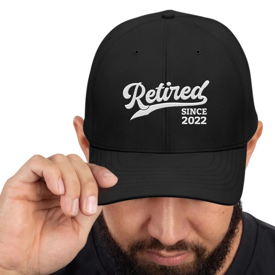 Retired Since - Custom Year Cap - Retirement Gift For Him - Image 5