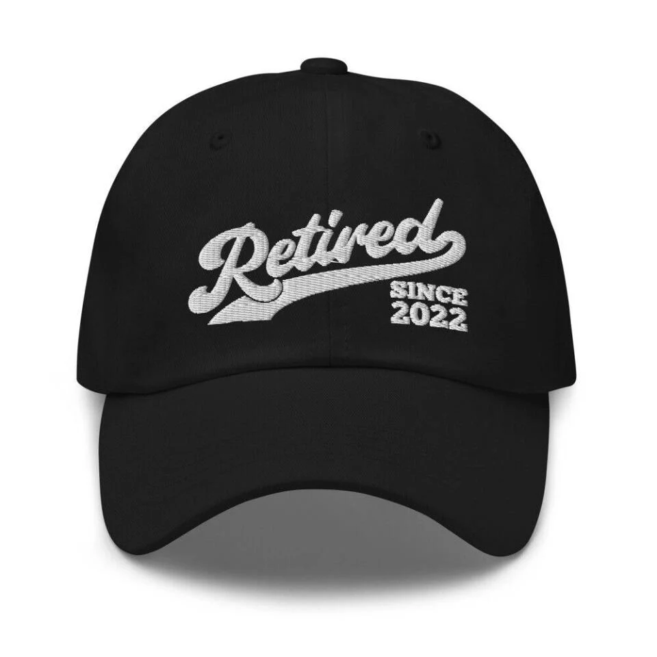 Retired Since - Custom Year Cap - Retirement Gift For Him - Image 6