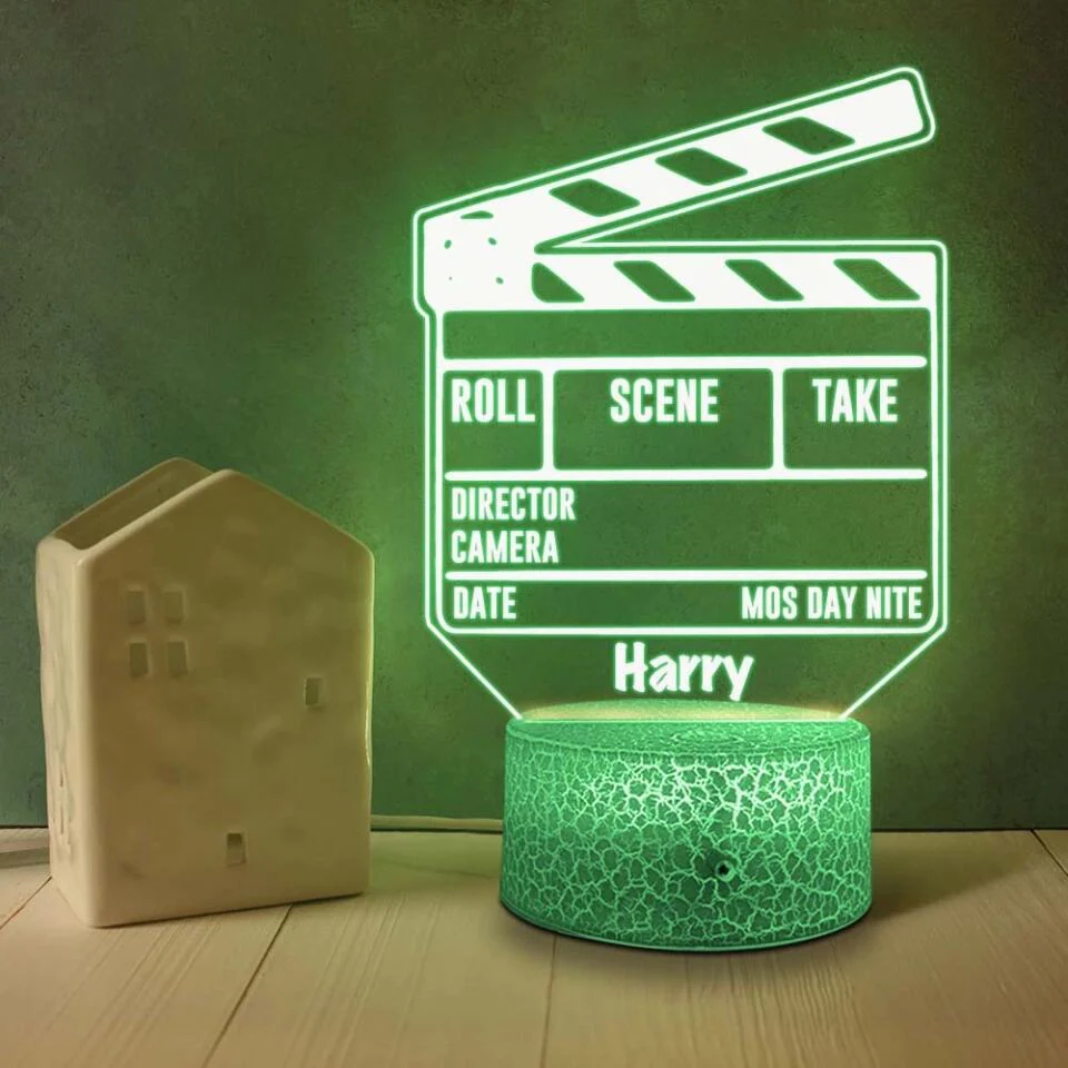 Roll Scene Take Director Camera Personalized Led Light - Image 4