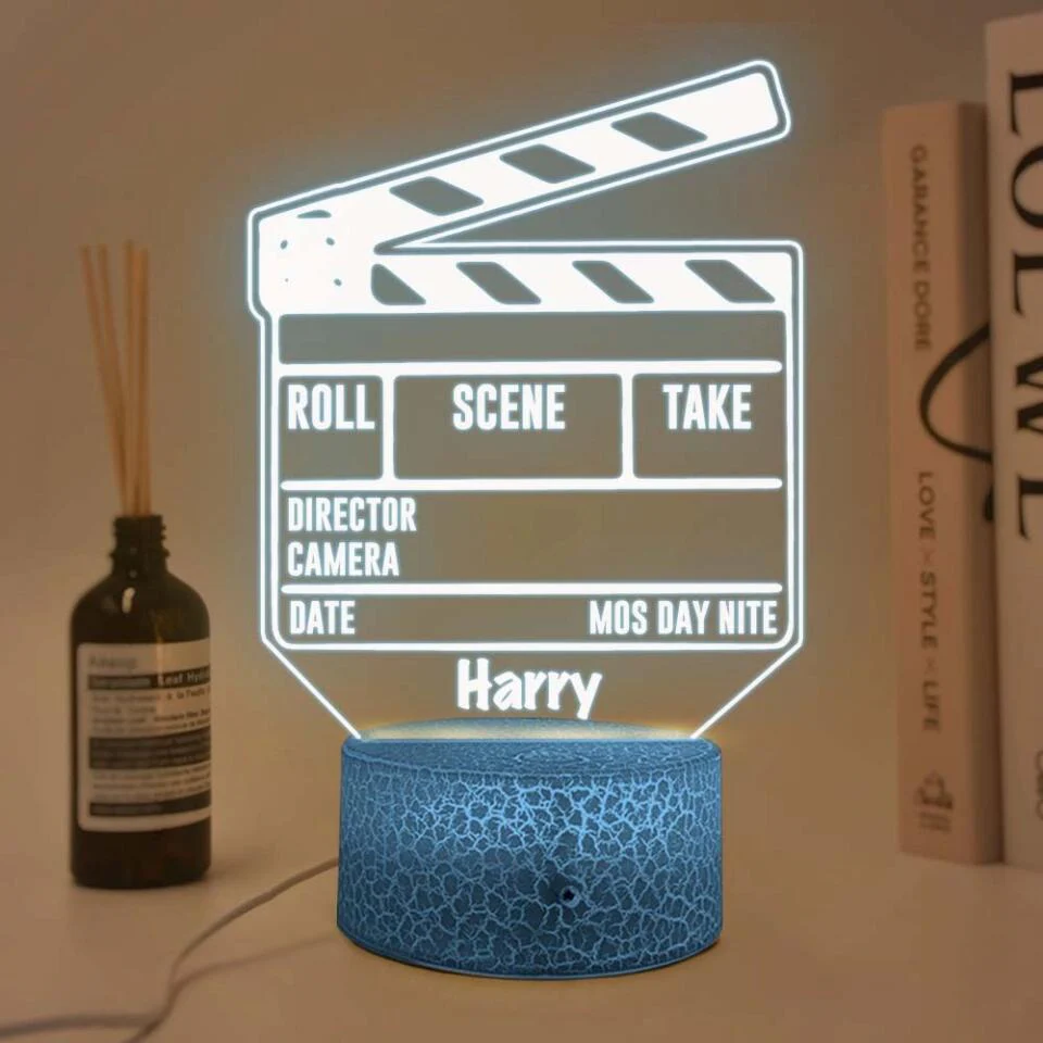 Roll Scene Take Director Camera Personalized Led Light - Image 5