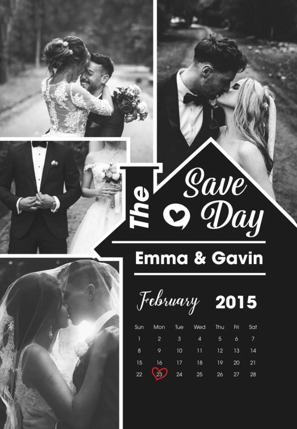 Save The Day Custom Canvas Poster Wedding Gift For Couples - Image 11