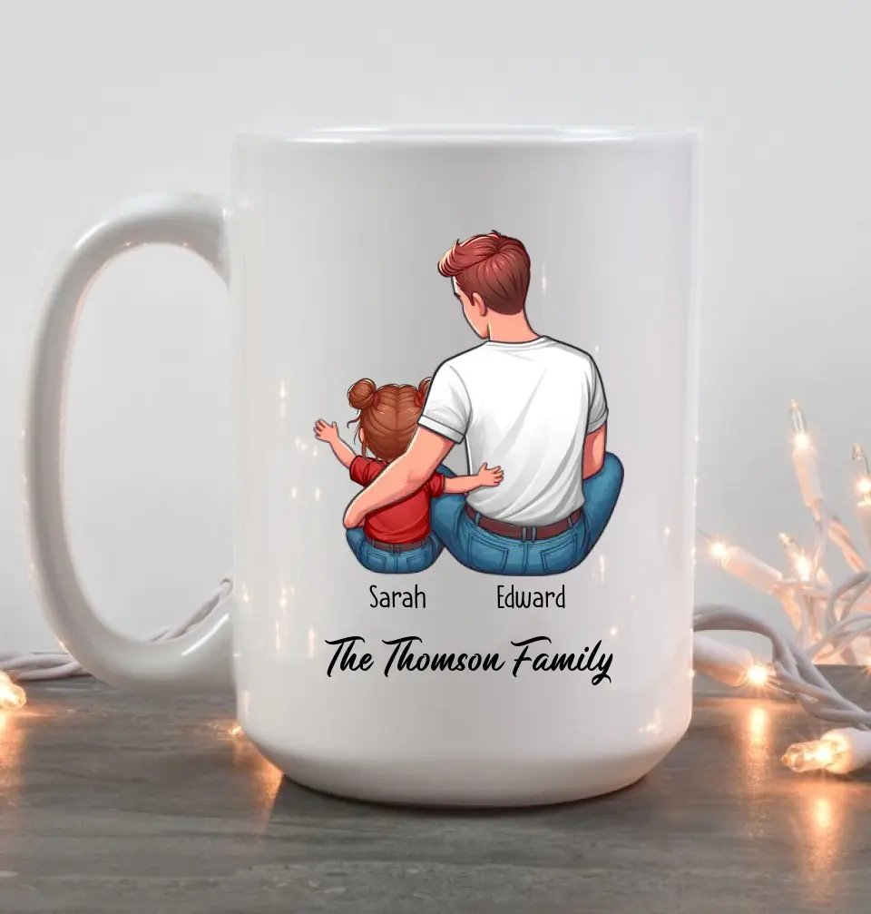 Sentimental Gift for Dad from Kid 110z 15oz White Mug Father's Day Gifts - Image 10