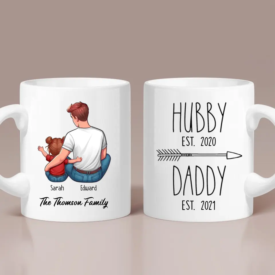 Sentimental Gift for Dad from Kid 110z 15oz White Mug Father's Day Gifts - Image 2