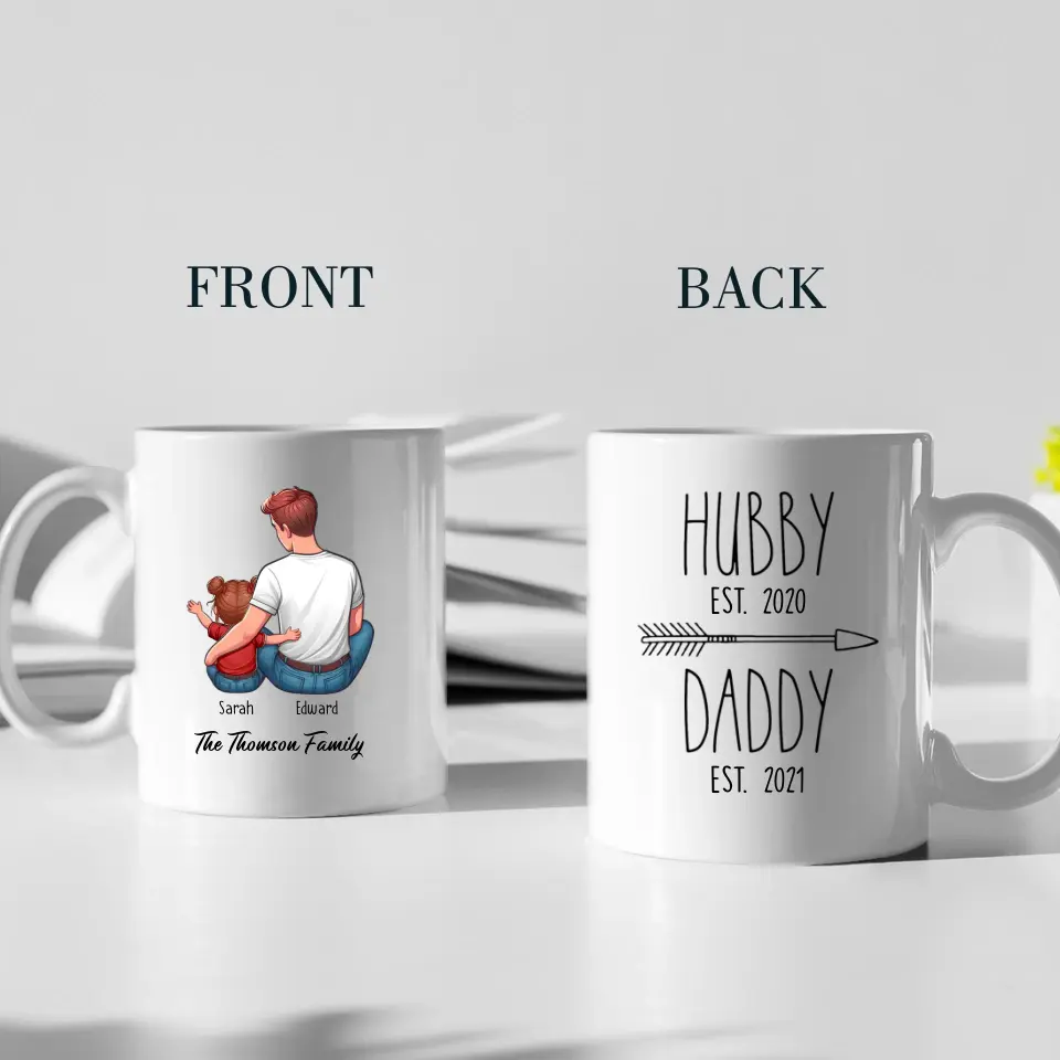 Sentimental Gift for Dad from Kid 110z 15oz White Mug Father's Day Gifts - Image 3