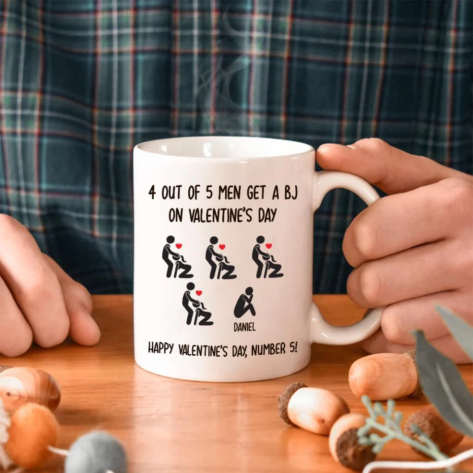 Personalized Valentine Gifts - Sexy Dirty Naughty Joke - Personalized White Mug - Funny Valentine Gift for Her Him - Image 5