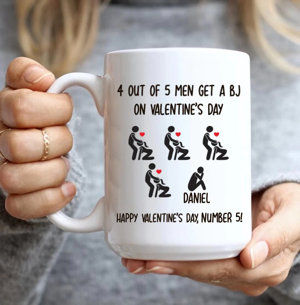 Personalized Valentine Gifts - Sexy Dirty Naughty Joke - Personalized White Mug - Funny Valentine Gift for Her Him - Image 7