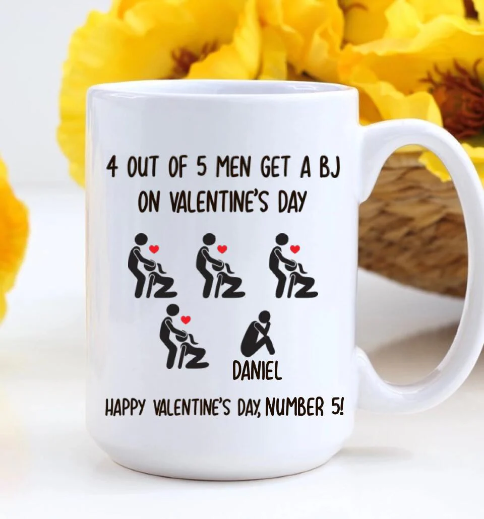 Personalized Valentine Gifts - Sexy Dirty Naughty Joke - Personalized White Mug - Funny Valentine Gift for Her Him - Image 9