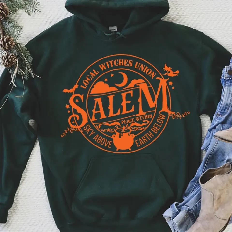 Sky Above Earth Below Peace Within Hoodie Sweatshirt Halloween Gift - Image 6