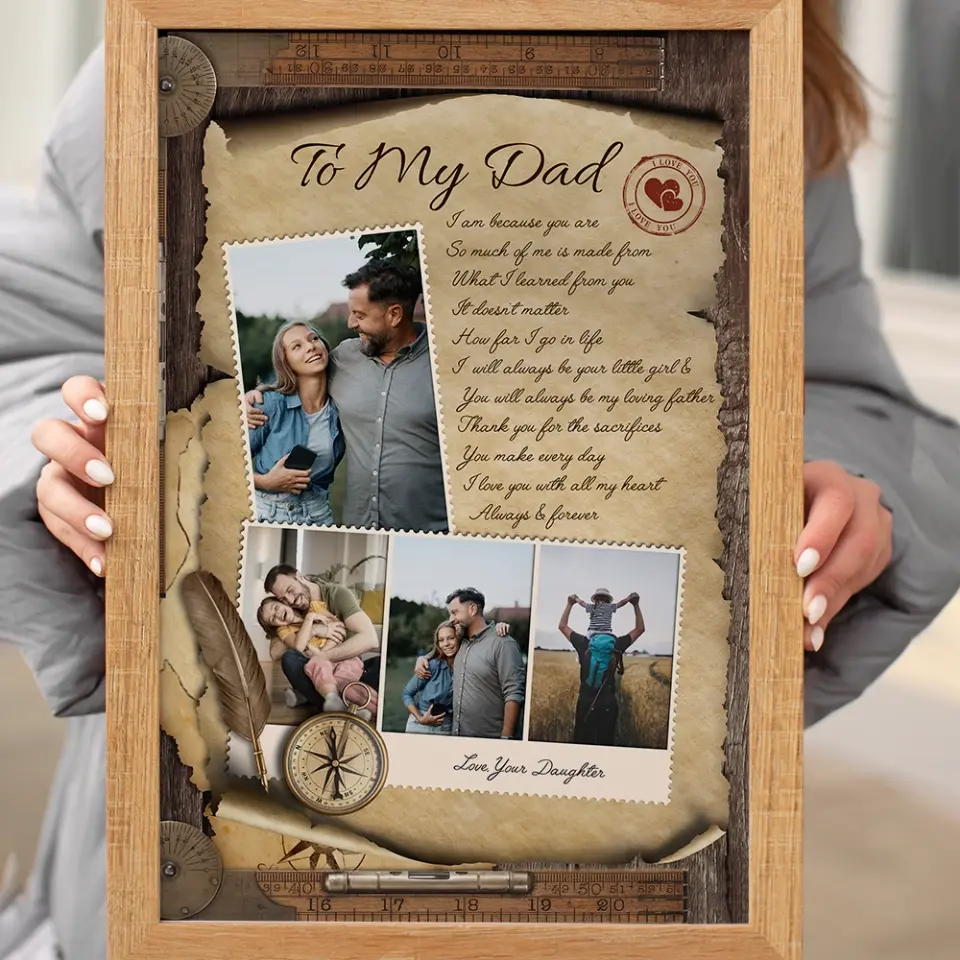 So Much Of Me Is Made From What I Learned From You - Personalized Canvas Poster - Image 14