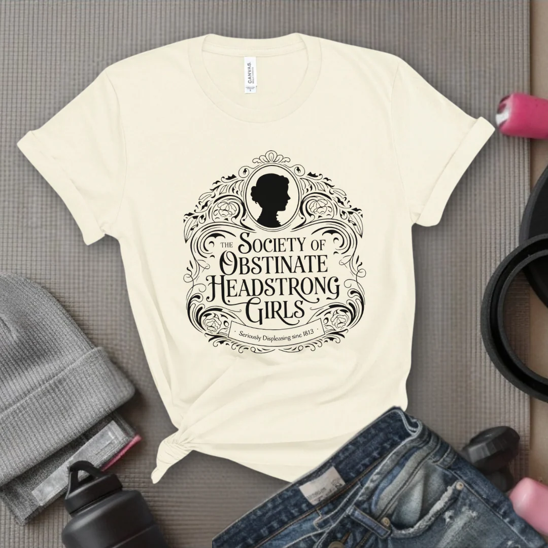 Society Of Obstinate Headstrong Girls - Feminist Women Empowerment Shirt - R.B.G Tshirt - Gifts for Feminists - Bella Canvas 3001 - Image 3
