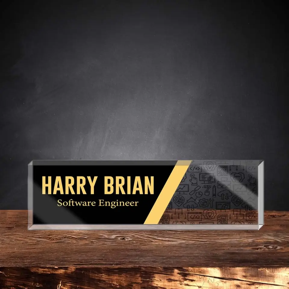 Software Engineer Personalized Acrylic Plaque - Image 2
