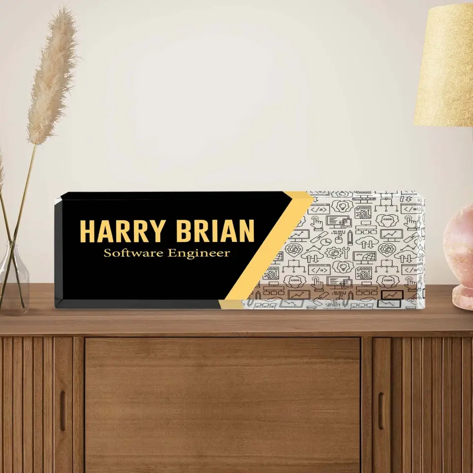 Software Engineer Personalized Acrylic Plaque - Image 3