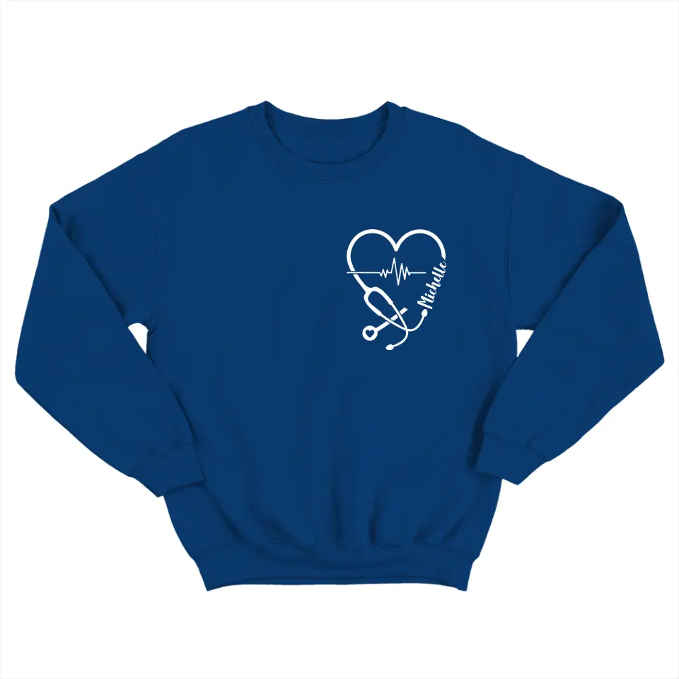 Some Nurses Have Tattoos Pretty Eyes And Cuss Too Much, Standard Crew Sweatshirt, Gift For Nurses | 311IHPLNTS1215 - Image 2