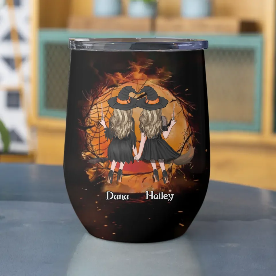 Stay Wild Moon Child - Personalized Wine Tumbler - Witchy Gift for Friends - Image 4