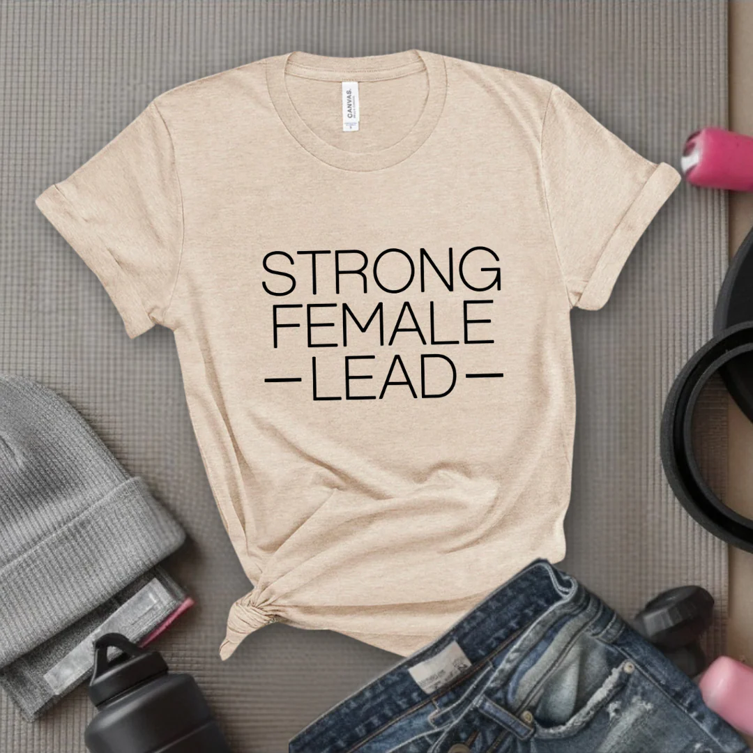 Strong Female Lead - Bold Women In History Tee - Gifts for Her - Feminist Tee - Bella Canvas 3001 - Image 5
