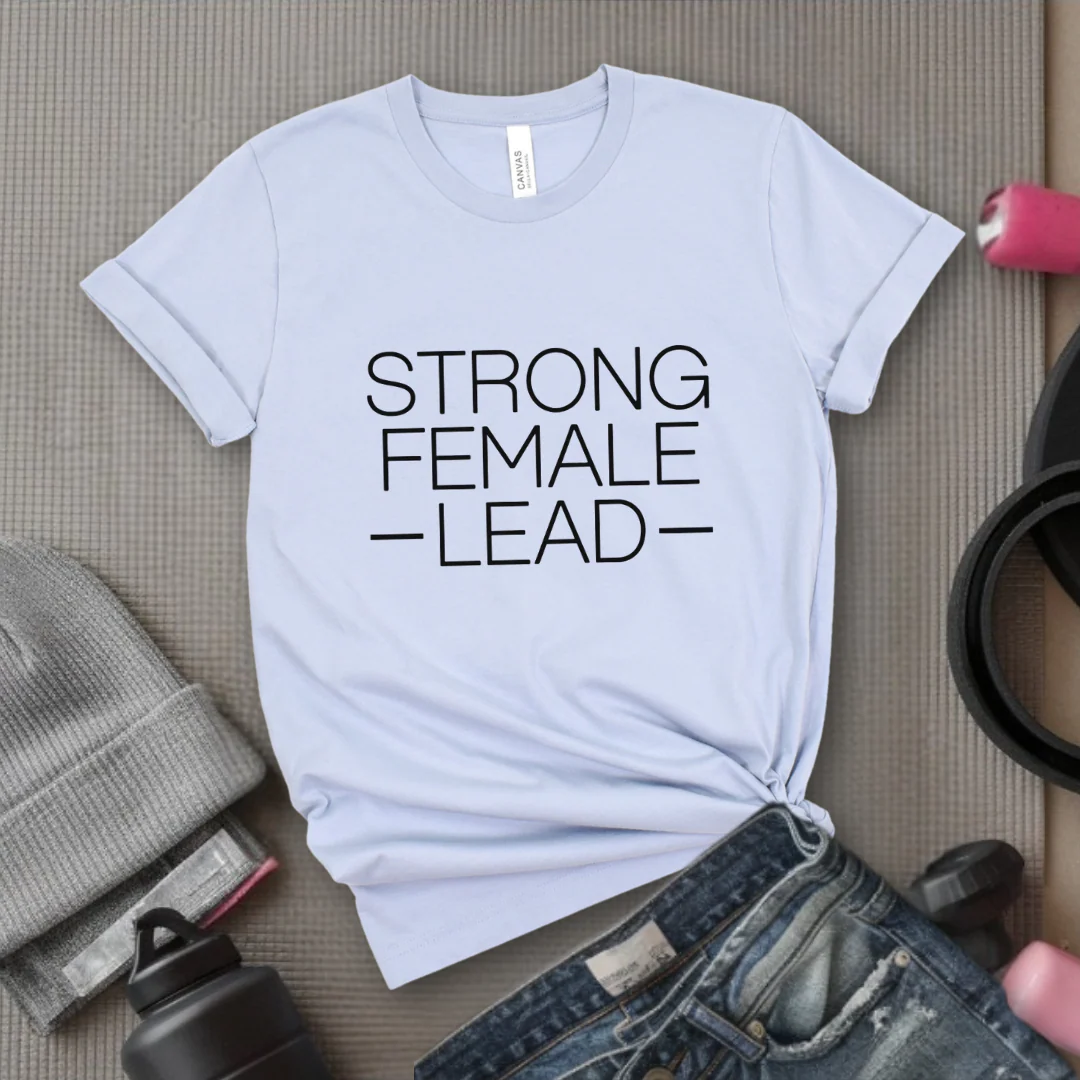 Strong Female Lead - Bold Women In History Tee - Gifts for Her - Feminist Tee - Bella Canvas 3001 - Image 6
