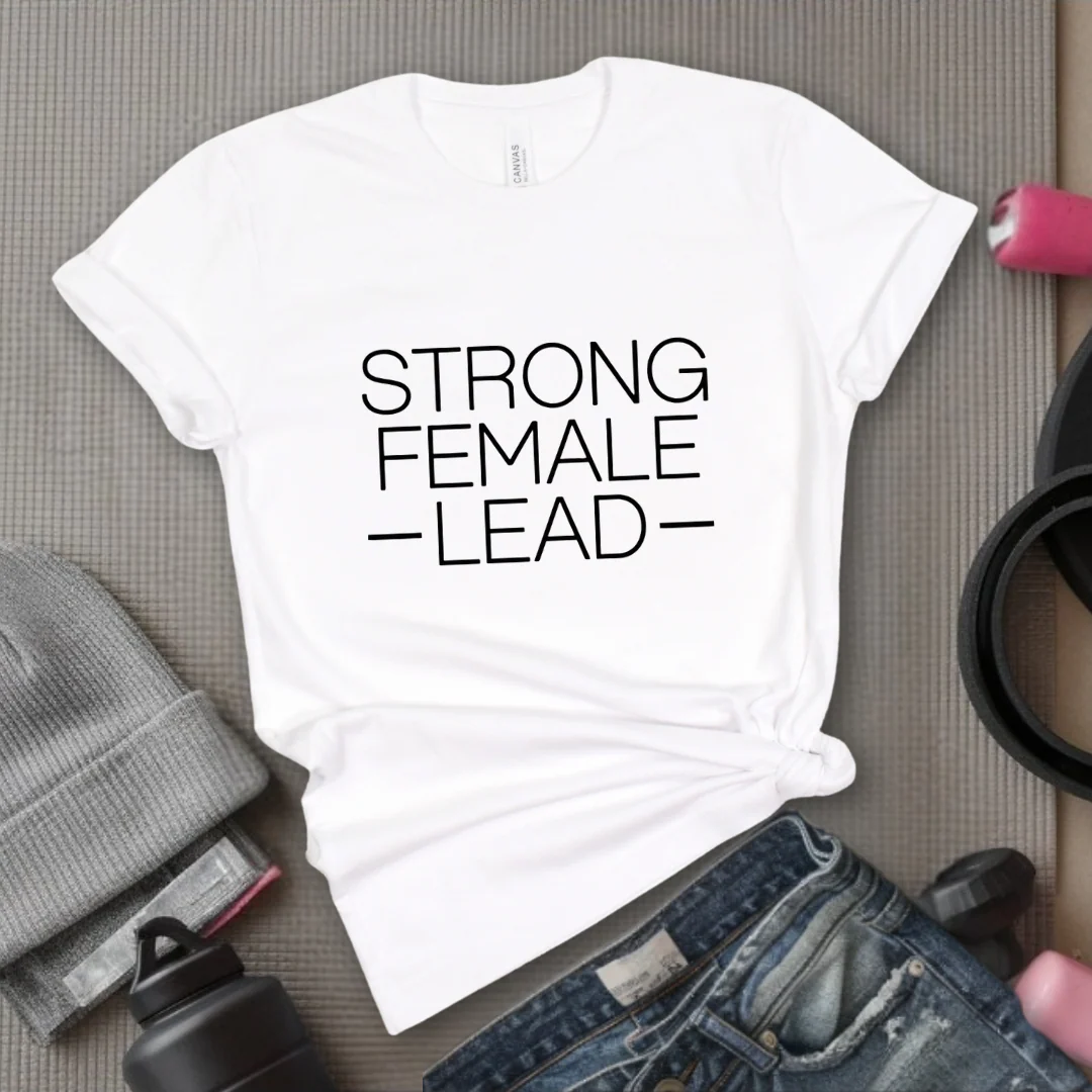 Strong Female Lead - Bold Women In History Tee - Gifts for Her - Feminist Tee - Bella Canvas 3001 - Image 8