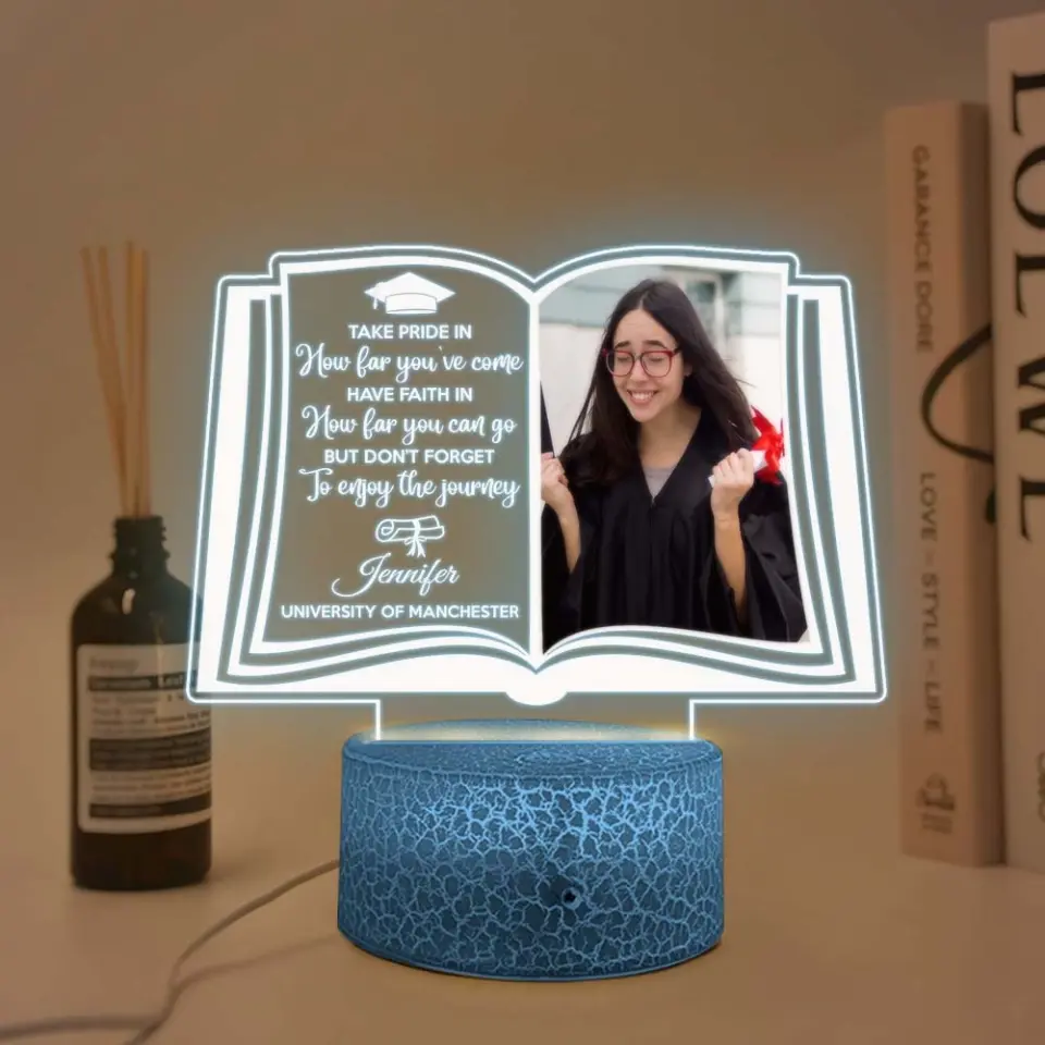 Take Pride In How Far You've Come Personalized Led Light - Image 5