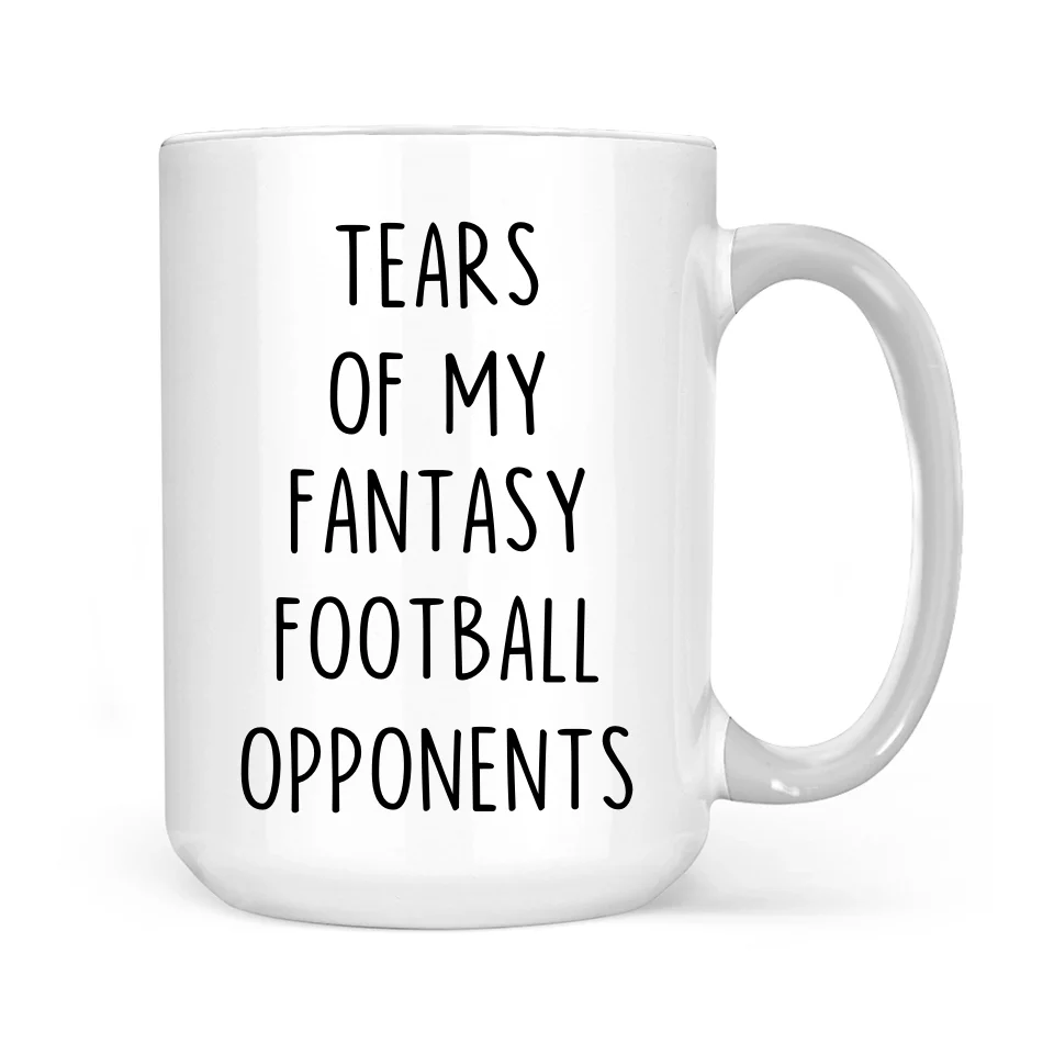Tears of my Fantasy Football Opponents - Funny Football Saying Coffee Mug - Game Day Gift for Football Lovers, Fans - Image 10