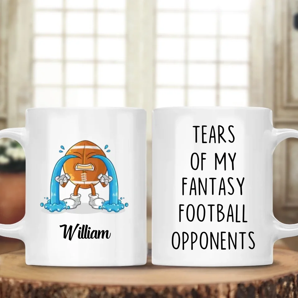 Tears of my Fantasy Football Opponents - Funny Football Saying Coffee Mug - Game Day Gift for Football Lovers, Fans - Image 11