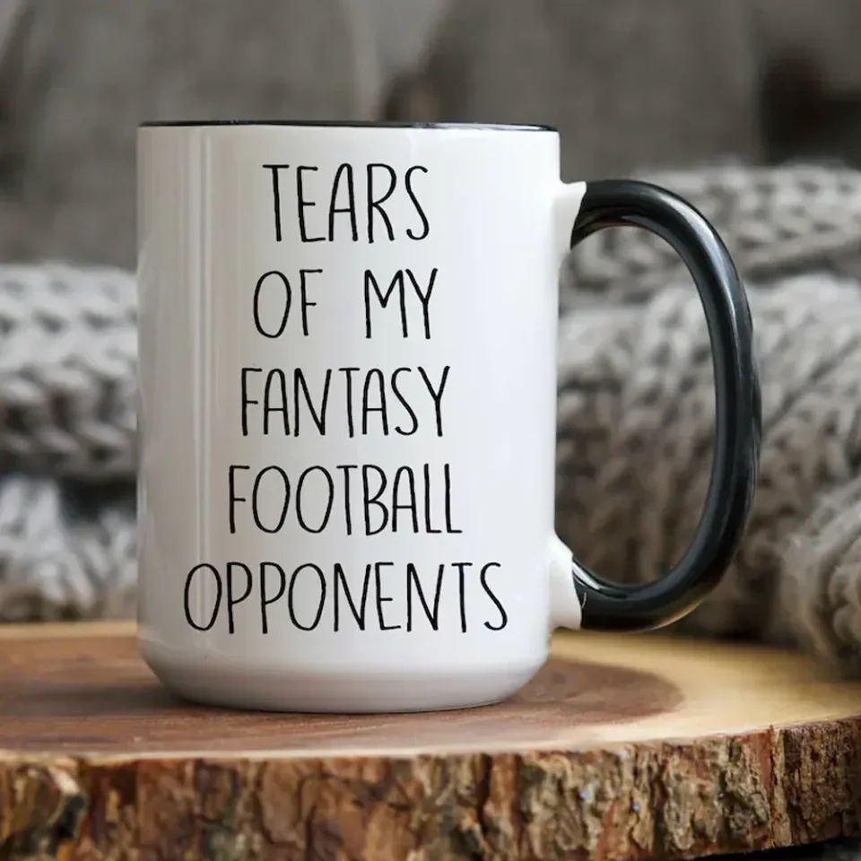 Tears of my Fantasy Football Opponents - Funny Football Saying Coffee Mug - Game Day Gift for Football Lovers, Fans - Image 12