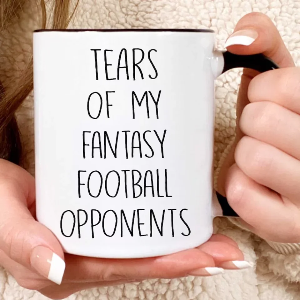 Tears of my Fantasy Football Opponents - Funny Football Saying Coffee Mug - Game Day Gift for Football Lovers, Fans - Image 13