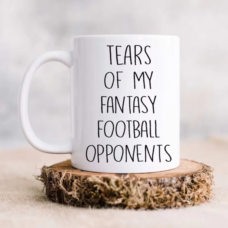 Tears of my Fantasy Football Opponents - Funny Football Saying Coffee Mug - Game Day Gift for Football Lovers, Fans - Image 5