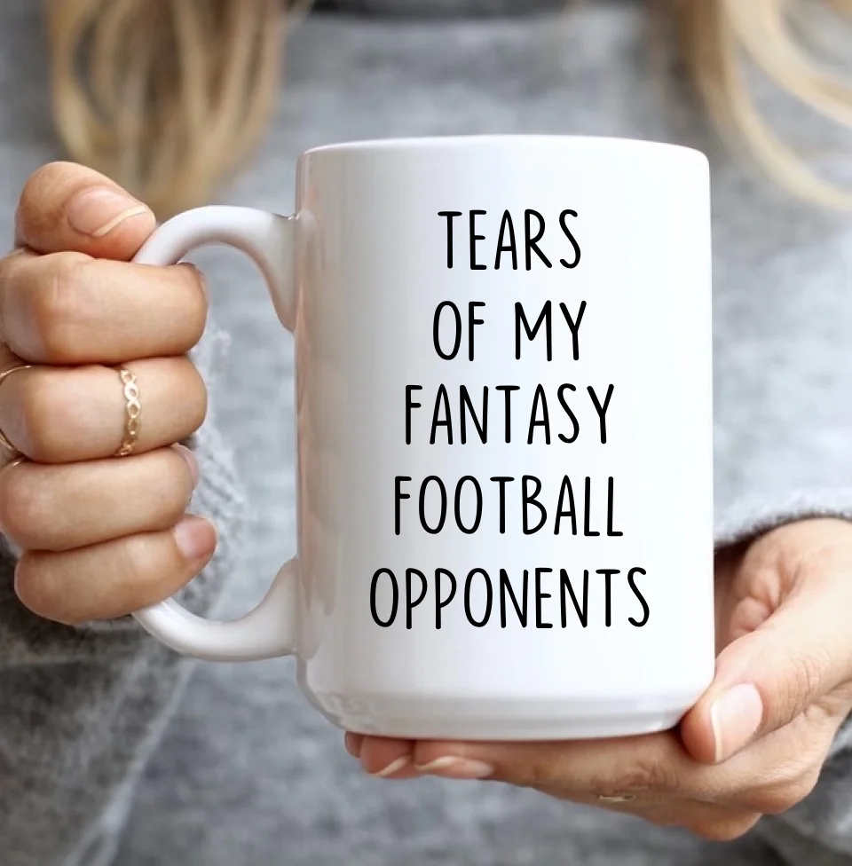 Tears of my Fantasy Football Opponents - Funny Football Saying Coffee Mug - Game Day Gift for Football Lovers, Fans - Image 7