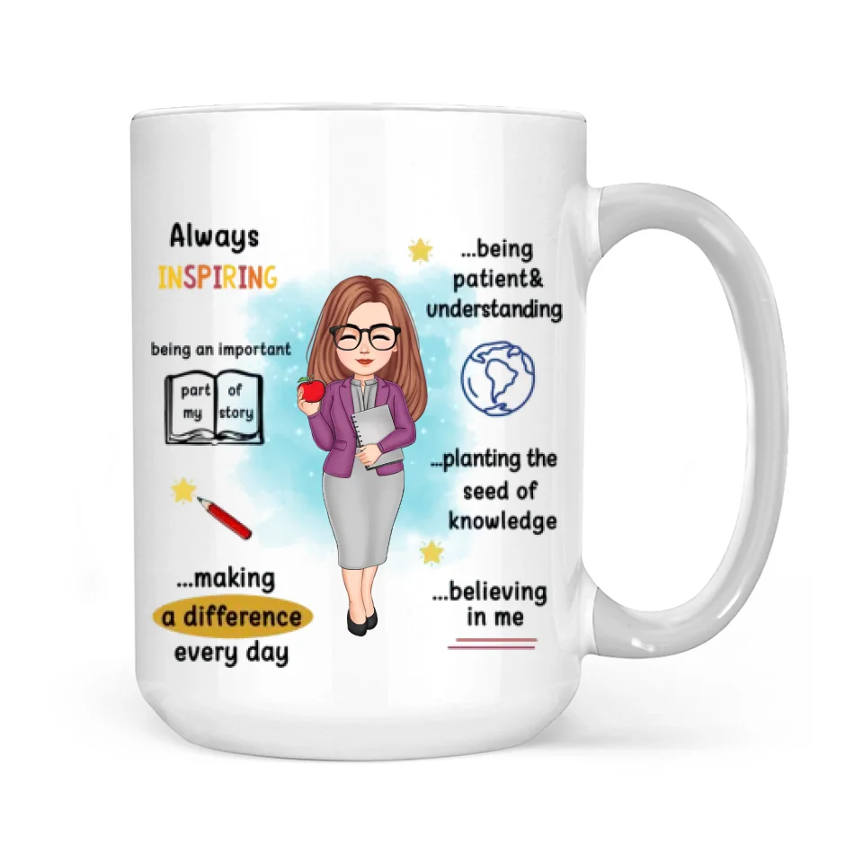 Thank You For Being Such A Great Professor - 11oz 15oz White Mug - Gift For Professor Teacher - Image 11
