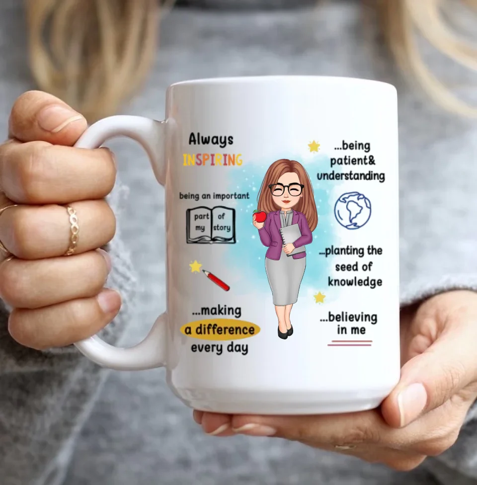 Thank You For Being Such A Great Professor - 11oz 15oz White Mug - Gift For Professor Teacher - Image 7