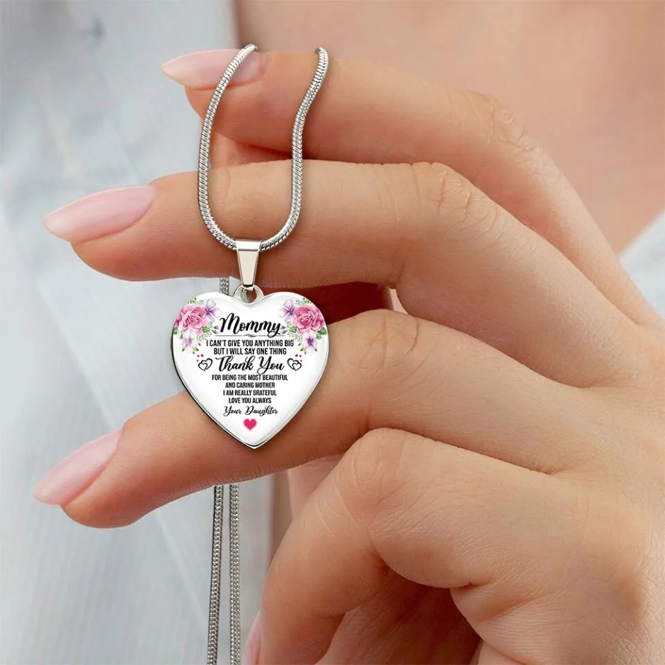 Thank You For Being The Most Beautiful And Caring Mother Personalized Necklace - Image 7