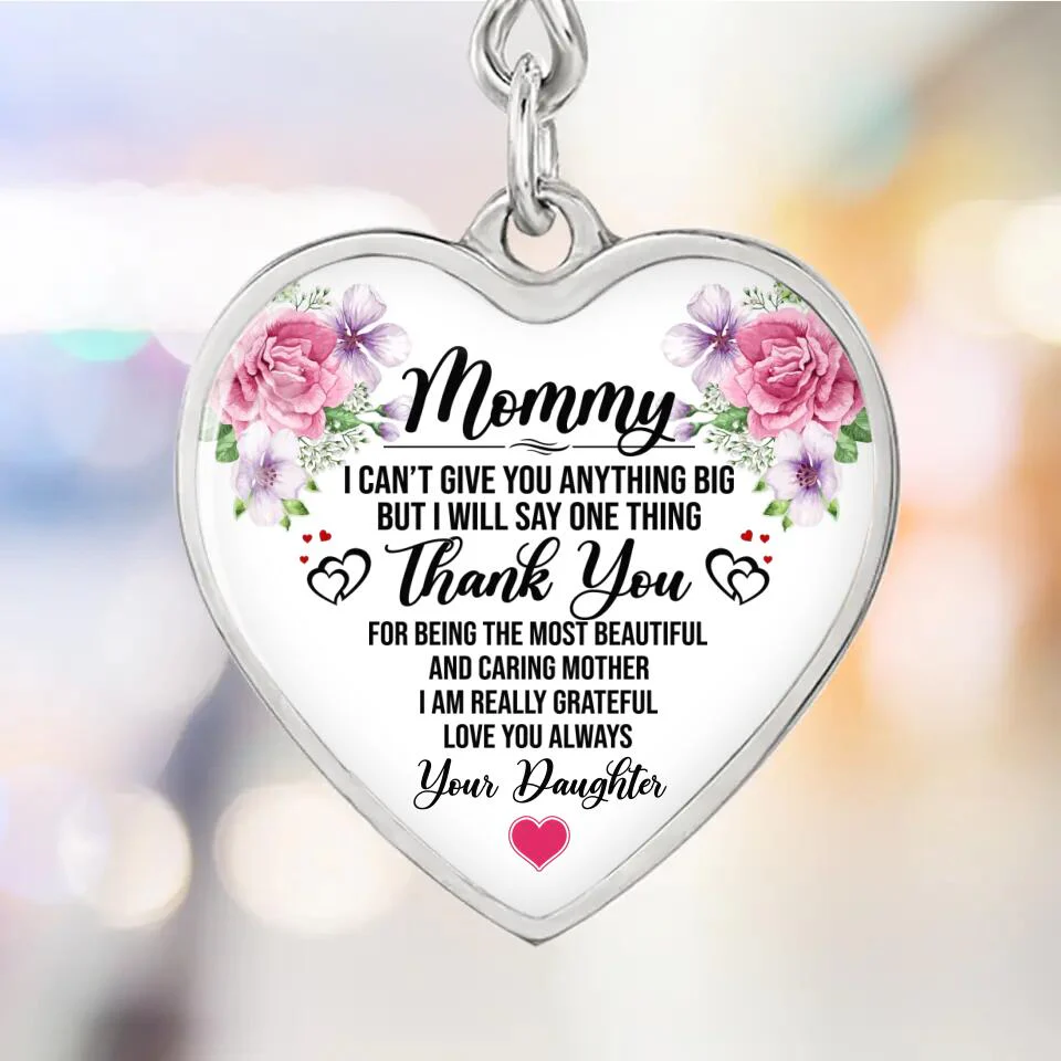 Thank You For Being The Most Beautiful And Caring Mother Personalized Necklace - Image 9