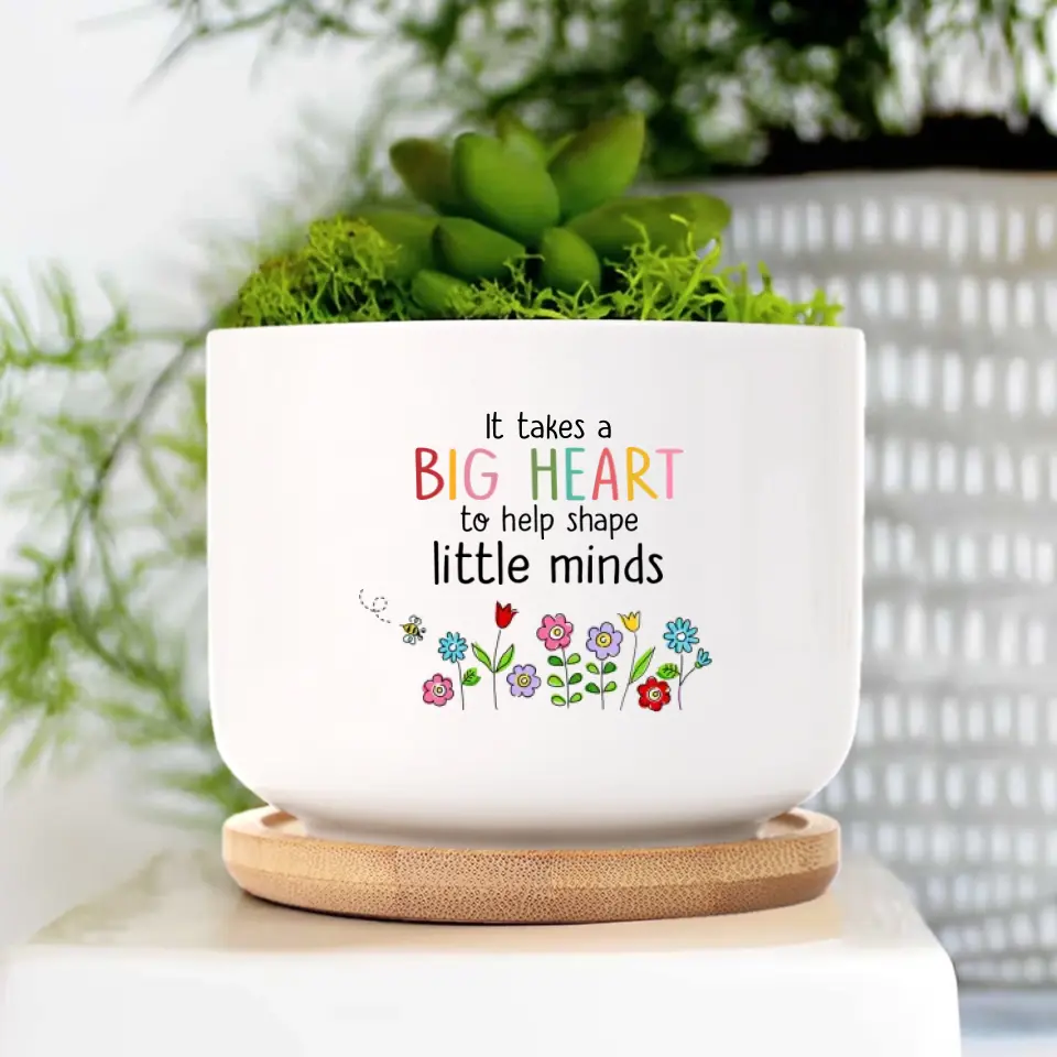 Thank You For Helping Us Grow Personalized Plant Pot - Image 3