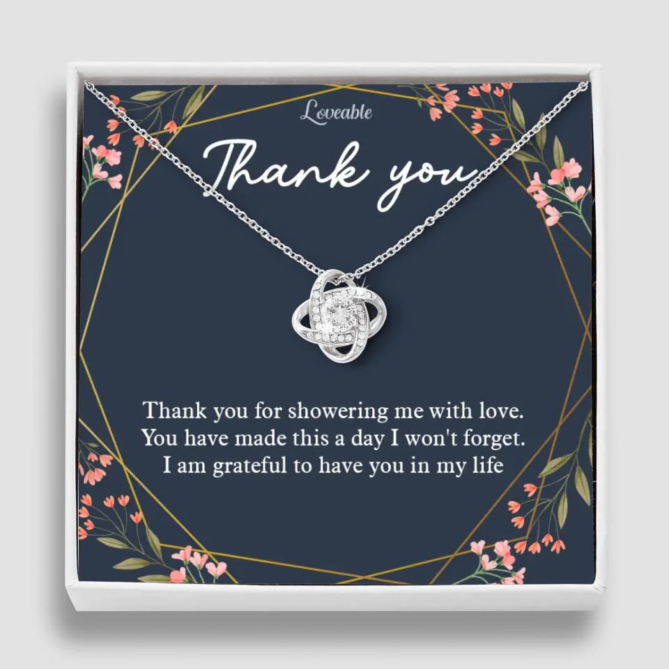 Thank You For Showering Me With Love - Necklace Jewelry - Image 2