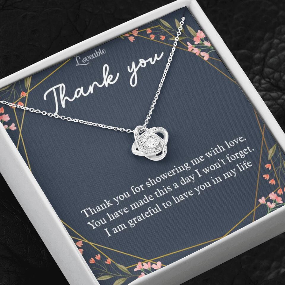 Thank You For Showering Me With Love - Necklace Jewelry - Image 3