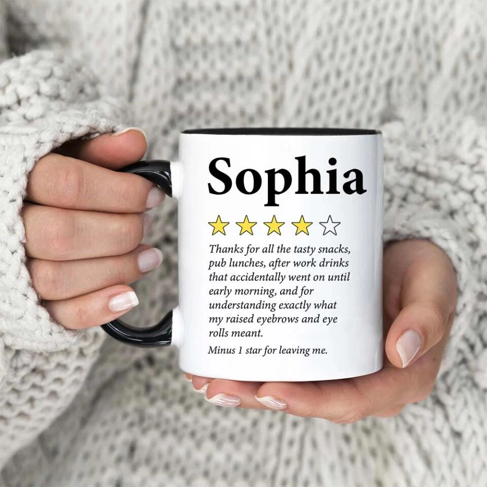 Thanks For All The Tasty Snacks Pub Lunches After Work Personalized Mug Farewell Gift - Image 3