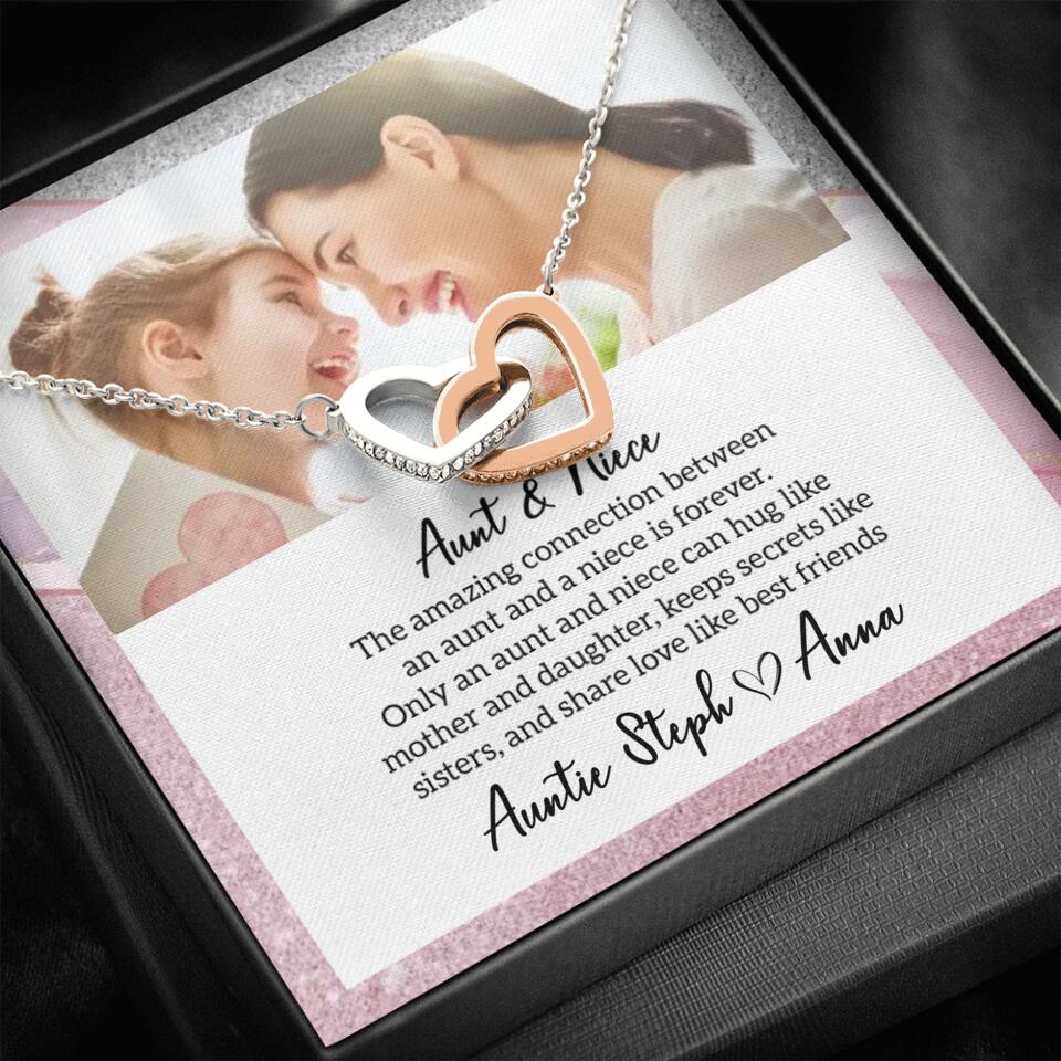 The Amazing Connection Between an Aunt and a Niece is Forever Personalized Necklace Gift for Niece - Image 13
