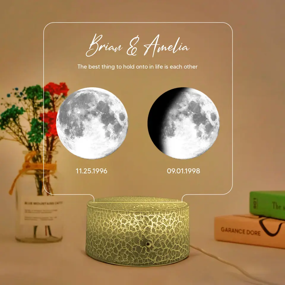 The Best Thing To Hold Onto In Life Is Each Other - Personalized Led Light - Gift For Couples - Image 2