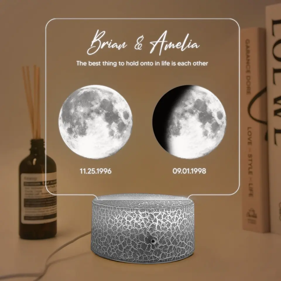 The Best Thing To Hold Onto In Life Is Each Other - Personalized Led Light - Gift For Couples - Image 6