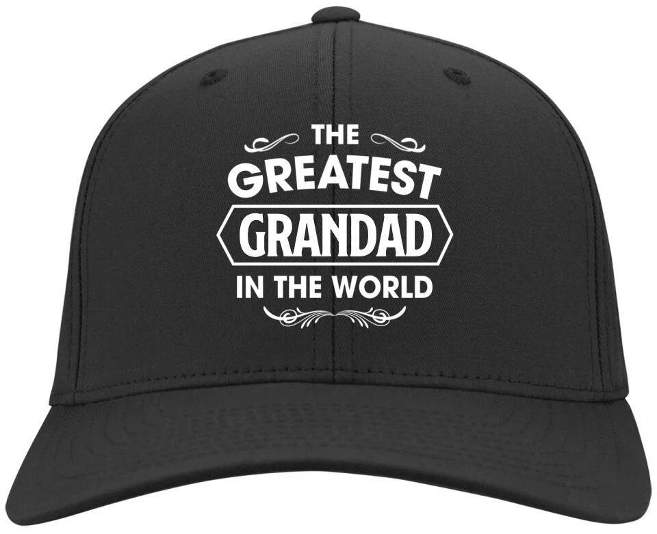 The Greatest Grandad In The World Personalized Twill Cap Gift For Grandfather - Image 2