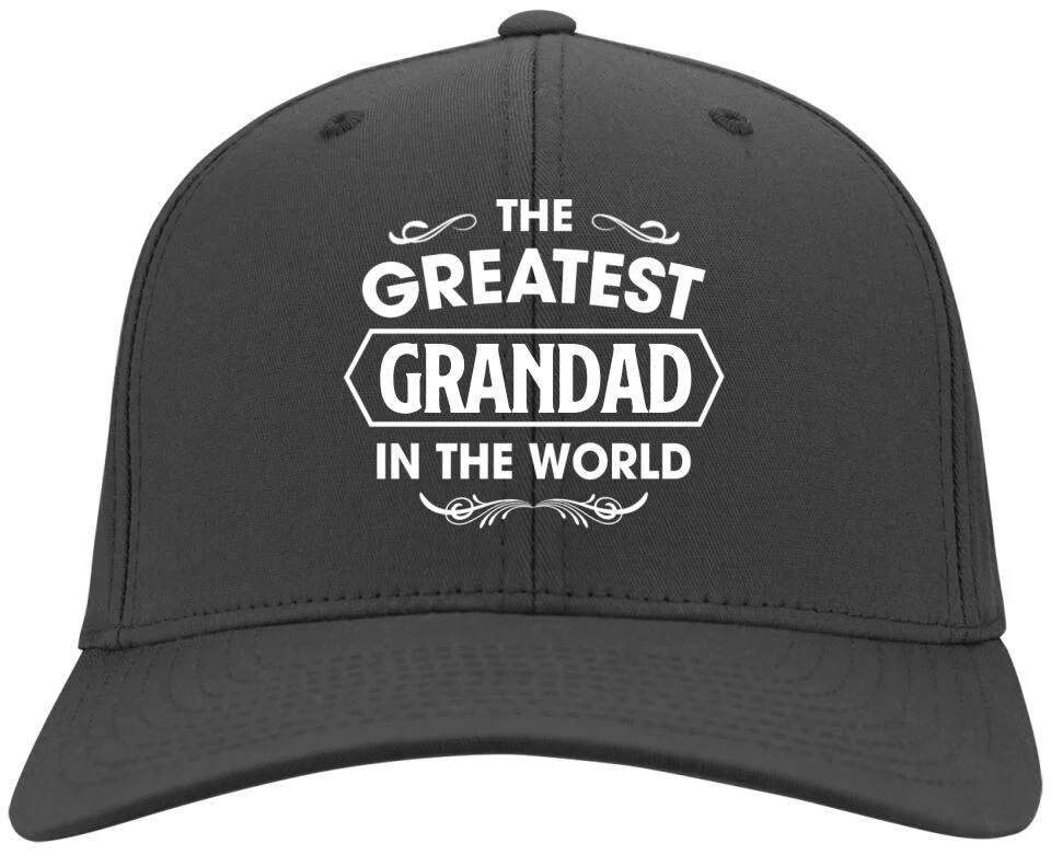 The Greatest Grandad In The World Personalized Twill Cap Gift For Grandfather - Image 8